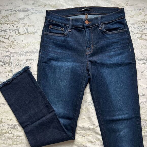J Brand Lawless Straight Leg Crop - Picture 1 of 15